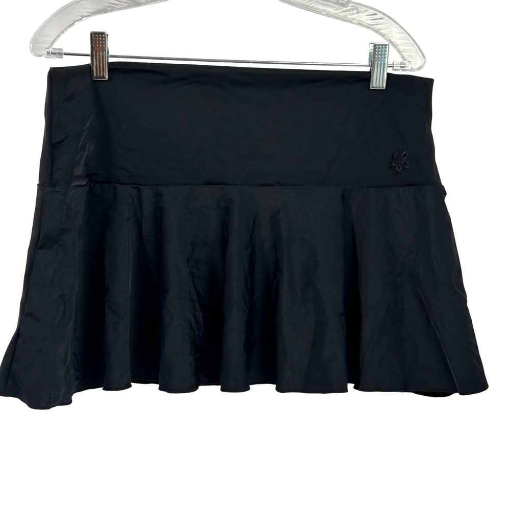 Hapari Black Ruffle Swim Skirt Skirtini Bottom UPF‎ 50+ XXL New